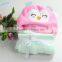 wholesale polar fleece animal baby hooded bathrobe