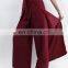 Womens Black Thai Silk Wrap Pants/Fisherman Sarong Harem Yoga Trousers Wide Leg