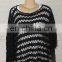 spring fashion gold thread fabric knitted mexicano poncho woman pullover new design girl sweater