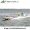 Newest Park Equipment Inflatable Flying Disco Boat, Human Inflate Water Game