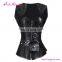 Plus Size Jacquard Lace Up 24 Steel Boned Gothic Body Shaper Corset