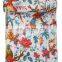 Beautiful Thread work Kantha Quilt Beige Butter Fly Floral Print Kantha bedspread, Decor Throw Art Queen Size Bed cover