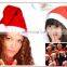 Christmas Party Santa Xmas Hat Red And White Cap for Santa Claus Costume New