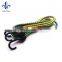 Colorful elastic bungee cord with plastic hook