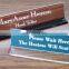 customized and useful acrylic desk name plate