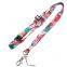 Custom Sublimation Printing Polyester ID Badge Neck Lanyard No Minimum Order Quantity