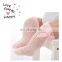 Spanish style bow mid-calf length sock plain color Ultra-thin and breathable Soft sock for baby girl