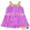 Summer Girls Trendy Sequin Sleeveless White Dress For 2 Year Old Elegant Baby Girls Party Dress