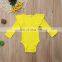 Ribbed Cotton Knitted Baby Rompers Wholesale Romper Newborn Girls Romper