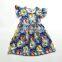 2020 Toddler Baby Girls Dress Cotton Cartoon Print Kids Dress Childrenswear Wholesale