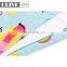 Wholesale 100% cotton rectangle colorful digital print super soft towels custom beach towel with image pattern