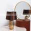 China factory direct sale home decor living room porcelain vintage gold table lamp for hotel