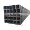 Q195 Q235 black painting color square pipe weight, steel welded square hollow section iron tube size 40x40x2.5