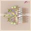 New Designer Custom Pearl Crystal Antler Decorative Hair Comb For Wedding Accessories