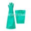 China 80cm length High quality lab use puncture resistant un-breathable Glovebox gloves