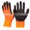 Thermo Plus Latex Double Dipped Gloves,13G Brushed Piled Acrylic Liner Winter Gloves,Thermal Grip Work Gloves