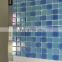swimming pool mosaic irridiscent mix blue color hot melting splash back glass mosaics tiles bathroom mosaic tiles