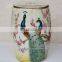 Chinese Beautiful Flower and Bird Glazed Ceramic Garden Stools For Retail or Wholesale