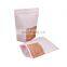 wholesale zip lock stand up pouch laminated plastic underwear storage travel packaging bags