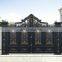 Hot sale wrought iron driveway gate Villa front safety Doors