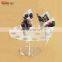 flower shape 6holder for acrylic icecream corn holder display