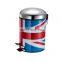 Houseware Household 3L 5L stainless steel metal trash bins with pedal