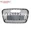Black or Chrome silver grill for Audi A6 S6 RS6 C7 Honeycomb grill for Audi A6 S6 RS6 C7 grill for Audi A6 2012 2013 2014 2015