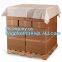 Square Bottom 4mil Clear Pallet Cover, square bottom bag on roll pallet cover bag, Polyester Pallet Cover Bags, Pallet T