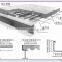 Load bearing decking sheet fixed on beam by stud bolt