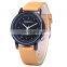 Rebirth RE025 Reloges Orange Leather Strap Quartz Women Wristwatch Luxury Branded Analog Lady Watch