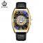 MG.ORKINA MG091 Fashion Watches For Mans Analog Automatic Mechanical 2019 Latest Leather Strap Men Watch Clock