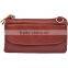 wholesale cow leather women shoulder bag clutch purse handbag with shoulder strap