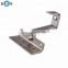 Customized Stamped SS304 Stainless Steel Sand-blasted Solar PV Inclined Roof Hook