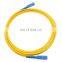 1m or customized sc to sc pvc fiber optical patch cord sc/upc-sc/upc fiber optic pigtail patchord