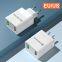 2022 wholesale High quality 2USB port wall charger EU US plug phone charger adapter