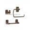 European Antique Bathroom Accessories Solid Copper Retro Bathroom Hardware Set For Bathroom Decoration