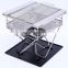 Premium Stainless Steel BBQ Grill BBQ Cooking Grates Foldable And Easy To Clean Vertical BBQ Baffle Plate