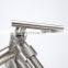Modern Hotel Basin Faucets High Quality Stainless Steel Double Handle Cold Hot Mixer Chrome Basin Faucet Tap