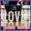 ACS giant love letter&love letters wedding signs