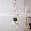 Macrame Plant Hanger, Macrame Wood Shelf, Hanging Shelves