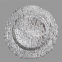 High Quality Silver Glass Charger Plate For Wedding