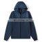 New Wholesale Casual High Quality Cotton Long Sleeve Full Zip Up Sweatshirt Hooded Jacket Men's Outdoor Sports Gym Wear Clothing