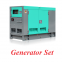 Diesel/gasoline powered three-phase generator