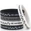 Wholesale Souvenir Rubber Bands Printed Silicone Wristband Cheap Promotion for Event