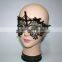 Black Venetian Masquerade MardiGras Halloween Face Eye party mask with rhinestone Ball Event Wedding party Masks