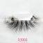mink fur extensions eyelashes 100% 3D mink fur eyelashes ,custom logo packages