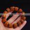 15mm Men's barrel Vajra Bodhi rudraksha Buddhist Meditation Prayer Wrist Bracelet