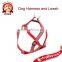 Pet supplies pet leashes pet harness with polyester reflective harness pet leashes wholesale