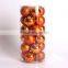 XMAS Decoration 8cm plastic christmas ball 24/S                        
                                                Quality Choice