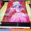 Custom anime satin fabric hanging banner